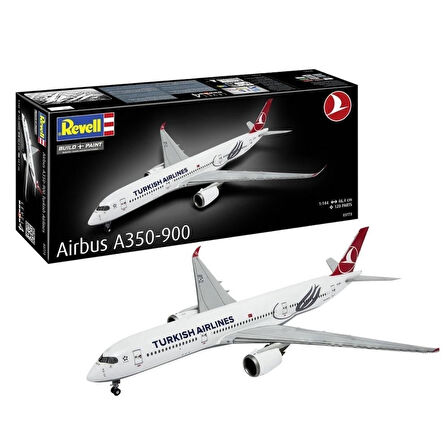 Adore Oyuncak Maket Türk Hava Yolları Airbus A350-900  Yapılabilir Maket Uçak VSU03773