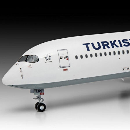 Adore Oyuncak Maket Türk Hava Yolları Airbus A350-900  Yapılabilir Maket Uçak VSU03773