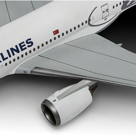 Adore Oyuncak Maket Türk Hava Yolları Airbus A350-900  Yapılabilir Maket Uçak VSU03773