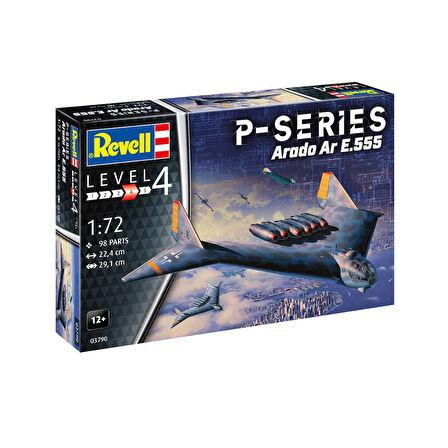 Revell Maket Model Kit P Series Arado AR E.555  3790