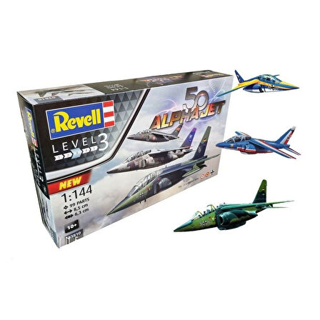 Revell Maket Gift Set Uçak Alpha Jet 50 Yıl 03810