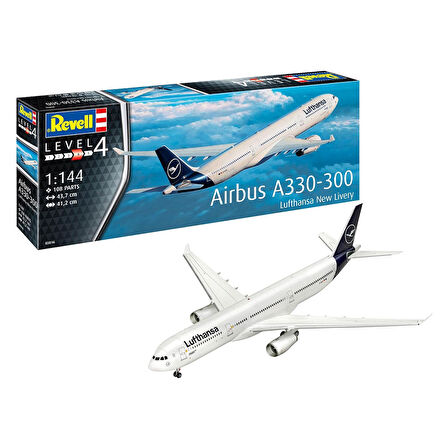 Revell Maket Model Uçak Airbus A330-300 Lufthansa New Livery 03816