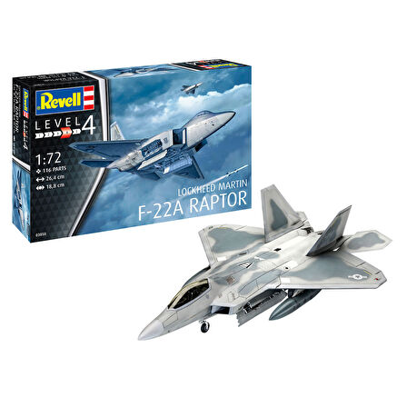 Revell Maket Model Kit F-22A Raptor 03858