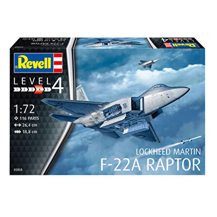Revell Maket Model Kit F-22A Raptor 03858