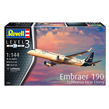 Revell Maket Embraer 190 Lufthansa 03883