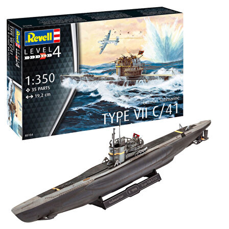 Revell Model Kit 1:350 German Submarine Type VII C-41 5154