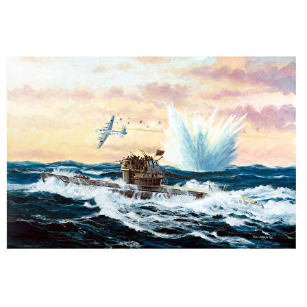Revell Model Kit 1:350 German Submarine Type VII C-41 5154