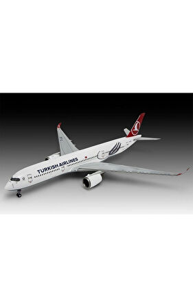 5625 Revell - Turkish Airlines Airbus A350-900 Maket Kiti Yapılabilir Maket Uçak 