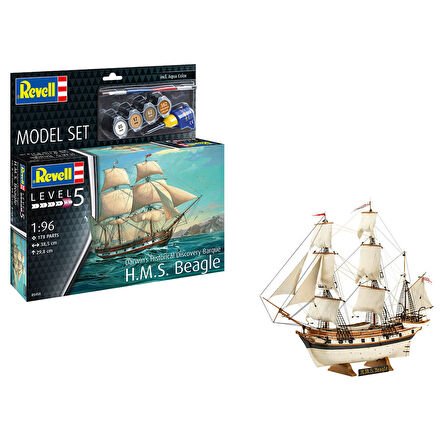 Revell Model Set Gemi Model Set HMS Beagle 65458