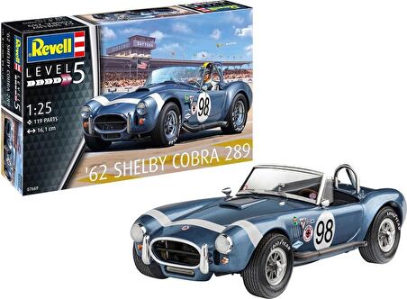 Revell Maket Model Kit 62 Shelby Cobra 07669