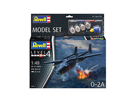 REVELL MODEL SET 63819 O-2A SKYMASTER Uçak