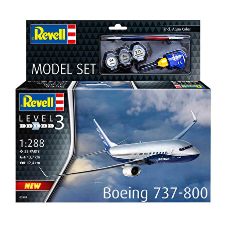 Revell Maket Model Set Uçak Boeing 737-800 63809