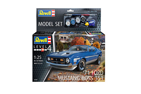 REVELL MODEL SET 67699 1971 FORD MUSTANG BOSS 351