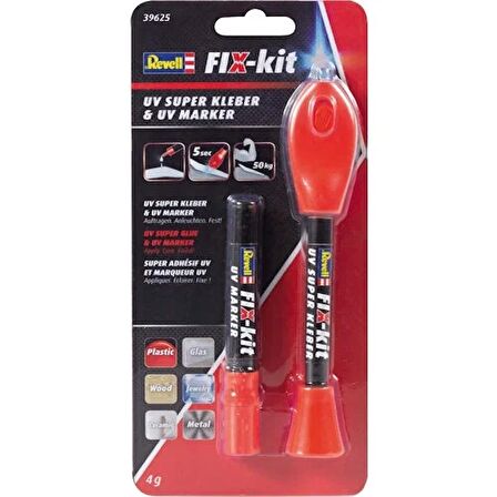 Revell Maket Aksesuar Fıx-Kit Uv Glue 39625