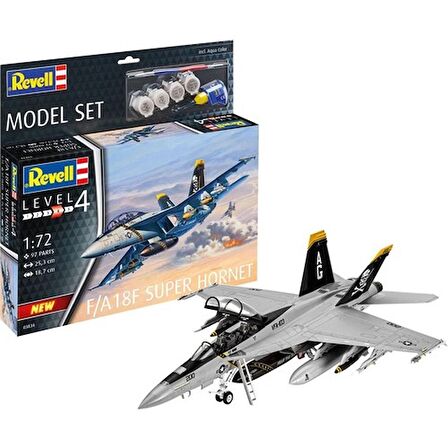 Revell Model Set Uçak F/A-18F Super Hornet 63834