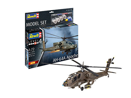 REVELL MODEL SET 63824 AH-64A APACHE Helikopter