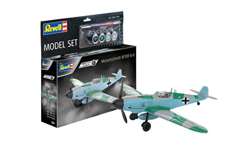 REVELL MODEL SET 63653 MESSERSCHMITT BF109G-6 Uçak Maketi