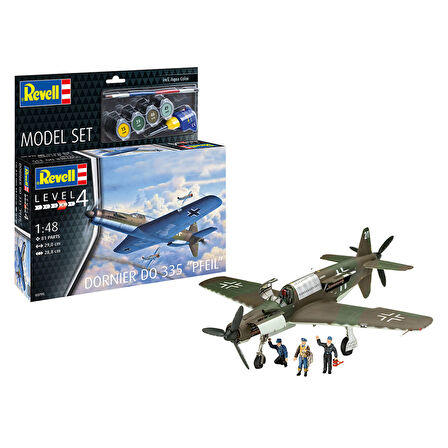 Revell Model Set Uçak Model Set Dornier Do 335 Pfeil 63795