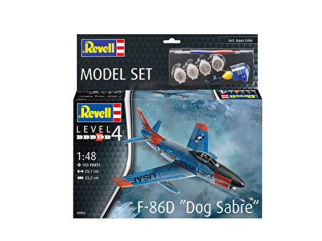 REVELL MODEL SET 63832 F86-D DOG SABRE Savaş Uçağı