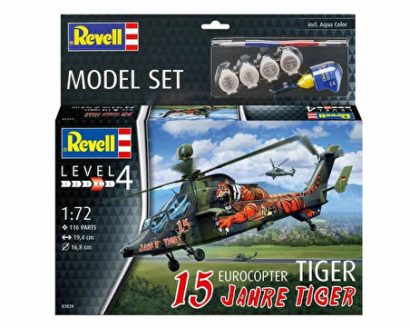 REVELL MODEL SET 63839 EUROCOPTER TIGER Helikopter