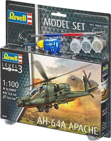 Revell Model Set Apache-64985 (Plastik Maket)