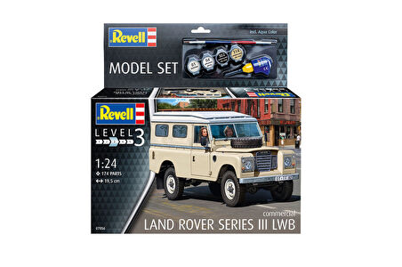 REVELL MODEL SET CAR 67056 LAND ROVER SERIES III LWB