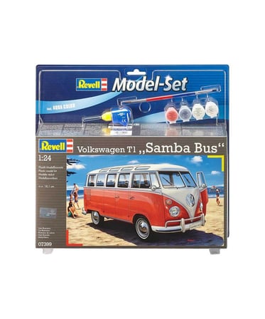 Revell 1:24 Volkswagen T1 Samba Bus Model Set Araba 67399