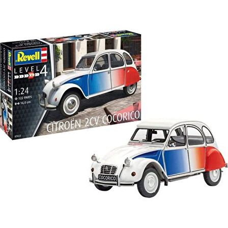 Revell Maket Seti Citroen 2 Cv Coccorico 67653 1:24