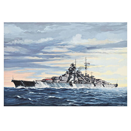 Revell Maket 1:700 Battleship Bismarck 5098
