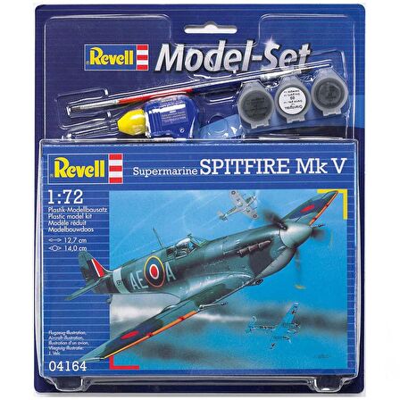 Revell 1:72 Supermarine Spitfire Mk.V Model Seti