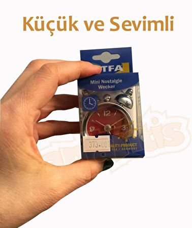 TFA Elektronik Alarmlı Saat (Bordo)