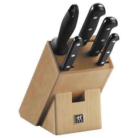 Zwilling 316970010 Twin Gourmet Karma Bıçak Seti 6'lı Siyah 