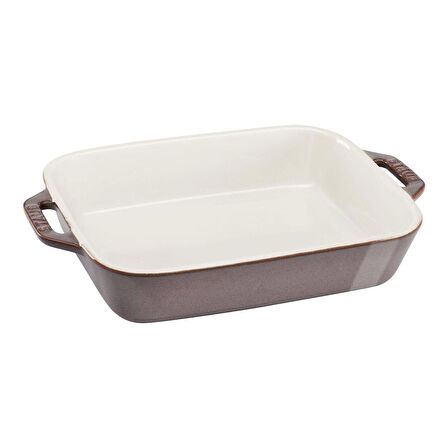 Staub Seramik Antik Gri Fırın Kabı 20 X 16 cm