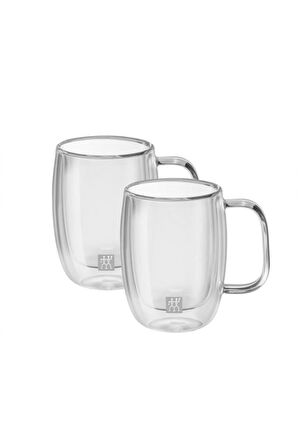 ZWILLING ÇİFT CAMLI  KULPLU KAHVE 2LI SET 355 ML 395001120