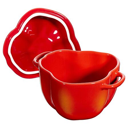 Staub Seramik Biber Kase Kırmızı 450ML