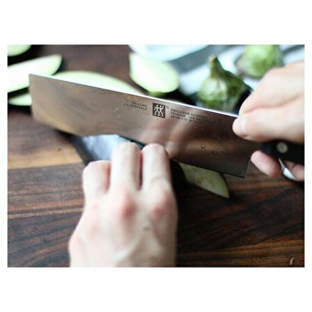 Zwilling Gourmet Nakiri Bıçağı Özel Formül Çelik 17 Cm