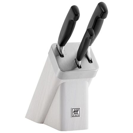 Zwilling Four Star 4 Parça Blok Bıçak Seti Beyaz