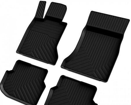 Bmw 5 serisi F10 Ferrous 4D Havuzlu Kauçuk Paspas 2010 2013