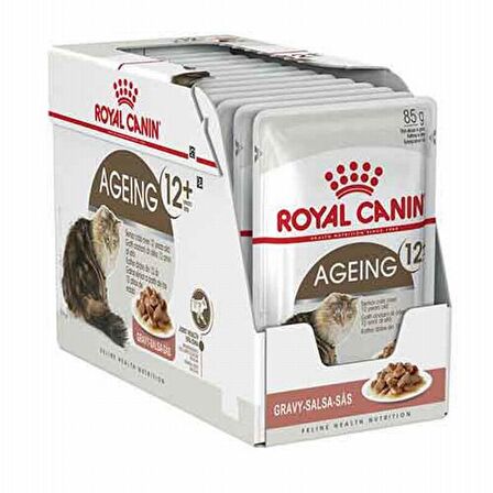 Royal Canin Ageing +12 Yaşlı Gravy Kedi Konservesi 6x85 Gr 