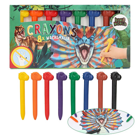 TOP Model Mini Dino Başlıklı Pastel Boya 12177