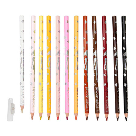 TOP Model Cilt ve Saç Boyası Kalemi 12 Renk 412218