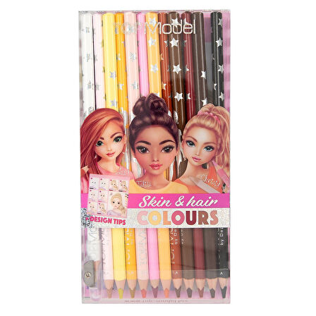 TOP Model Cilt ve Saç Boyası Kalemi 12 Renk 412218