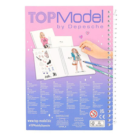 TOP Model Kedili Küçük Tasarım Defteri 12726