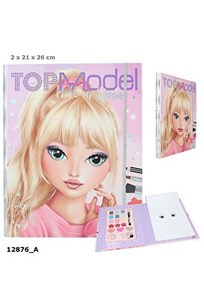 Topmodel Malzemeli Makyaj Yapma Defteri