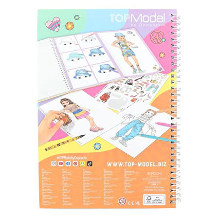 TOPModel Kalem Setli Boyama Kitabı 412943