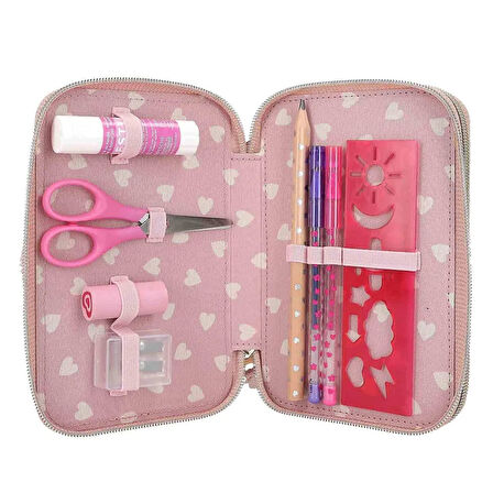 Princess Mimi 2 Katlı İçi Dolu Kalem Çantası 12864