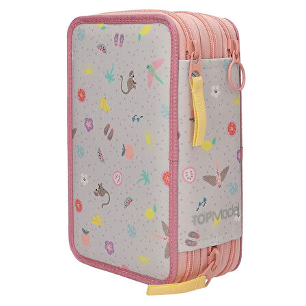 TOP Model 3 Katlı İçi Dolu Kalem Çantası Juicy 413324