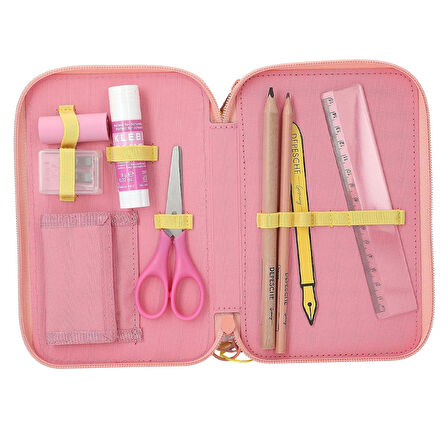 TOP Model 3 Katlı İçi Dolu Kalem Çantası Juicy 413324