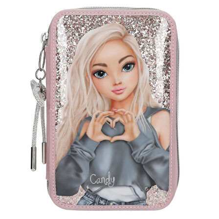 TOP Model 2 Katlı İçi Dolu Kalem Çantası My BFF 13293