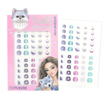 Top Model Moda Tasarım Seti Kendinden Yapışkanlı Tırnak Sticker (Karışık Renkler)